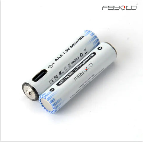 FEIYOLD usb Battery 1.5V rechargeable battery No.5 1 section set large capacity USB fast charge