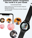 FEIYOLD 2023 Smart Watch  1.3inch Full Round Touch Screen Heart Rate Monitor sports 200mAh Android iOS Watches Men Women Smartwatch